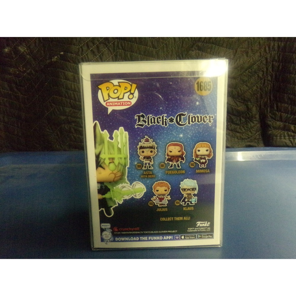 Funko Pop Black Clover Yuno Spirit of Zephyr 1685 Chalice Collectibles Exclusive - Picture 3 of 6